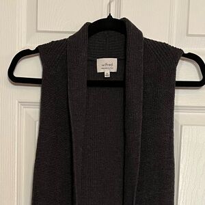 ARITZIA WILFRED 100% Wool Longline Vest